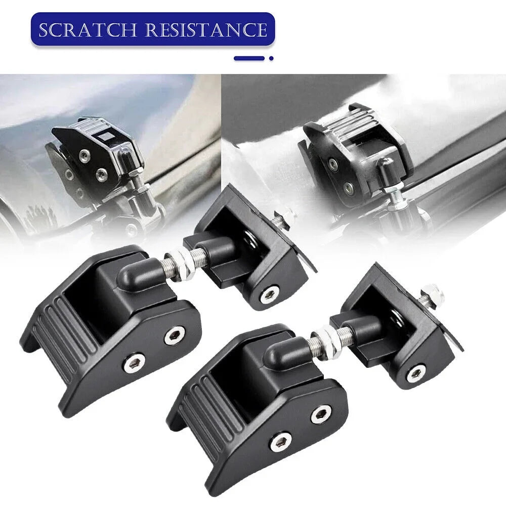 Durable Black Front Hood Latch Lock Catch for Jeep Wrangler  07-18 - Enhanced Vehicle Security