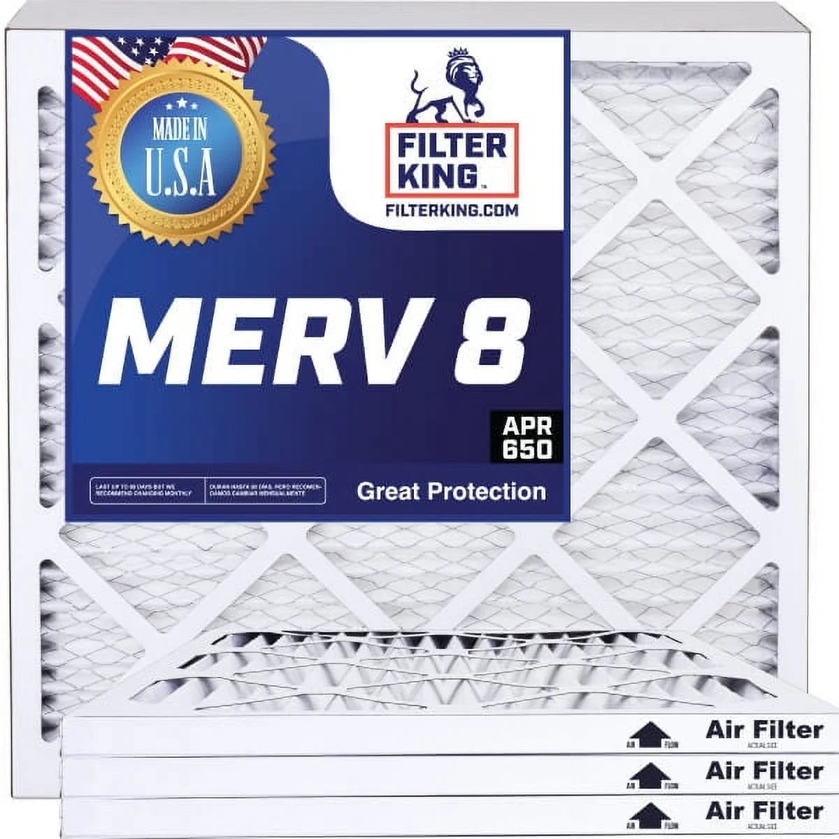Filter King 36.5x7x1 Air Filter | 4- |  8  Pleated / Furnace Filters |    | Actual Size: 36.5 x 7 x .75"