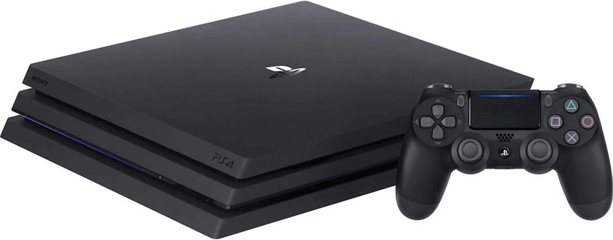 Sony PlayStation 4 Pro 1TB Gaming Console Black  Cable 2 Controller With   Cleaning Kit Bundle Like New