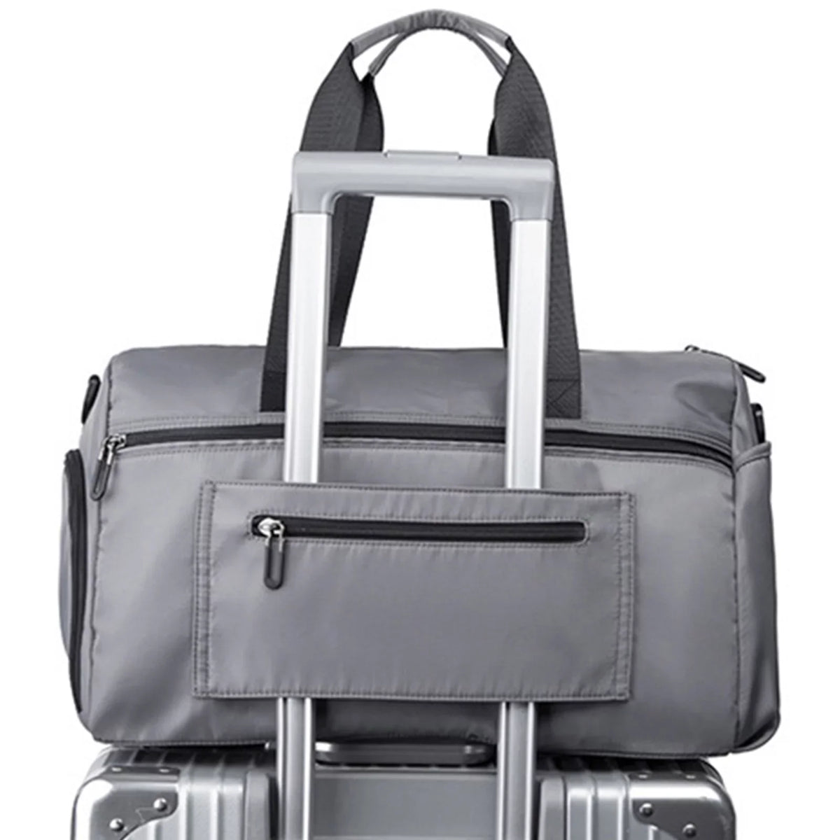 Tsseiatte Travel Duffel Bag for Women Men Overnight Bag Small Sports Bag with Dry Wet Pocket and Shoes Compartment