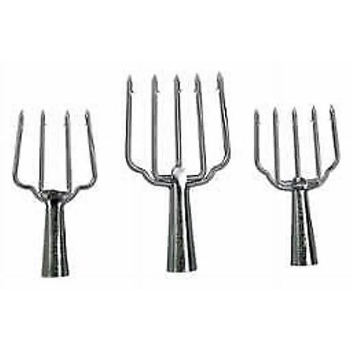 & 4PKS 7 in. Stainless Steel Spear Fish 3 Prong Tip