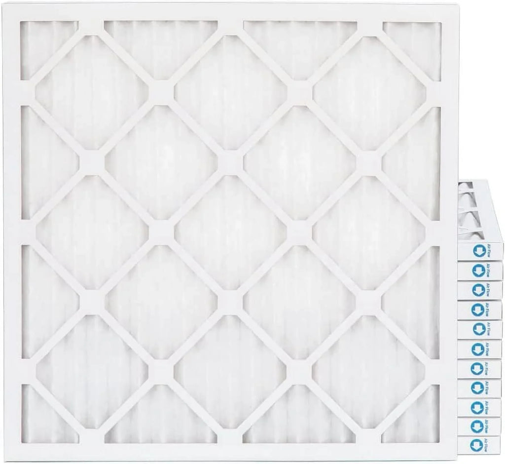 14X14x1  8 Pleated  Furne Air Filters. Case Of 12. Size: 13-3/4  13-3/4  3/4
