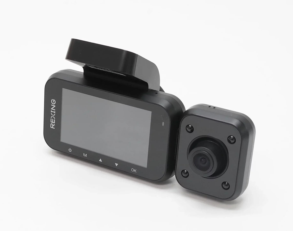 Pre-Owned Rexing  Plus 4K Front+Cabin Dash Cam 3"  Screen - Black (Good)