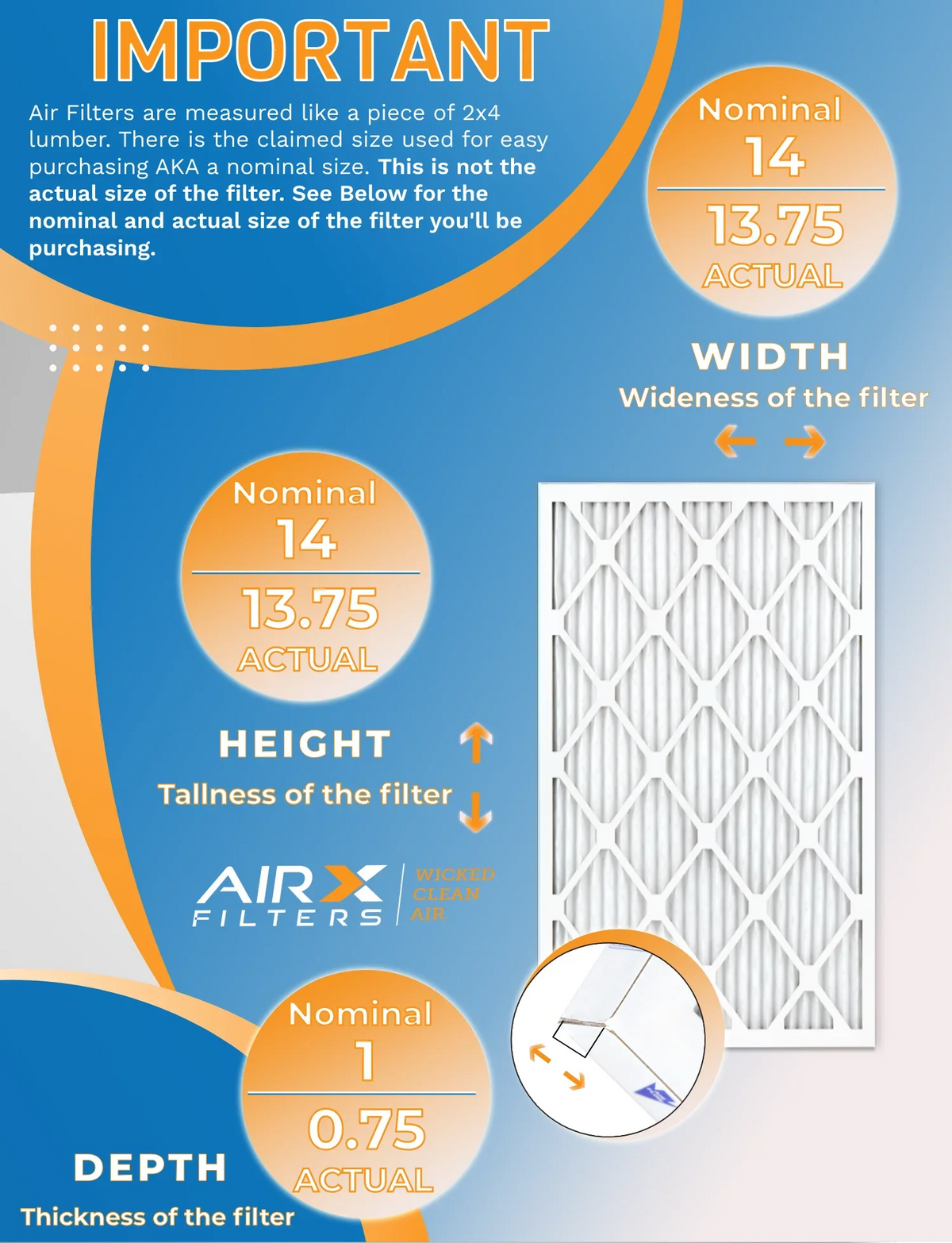 14x14x1 Air Filter  8 Rating, 12 Pack of Furnace Filters Comparable to  700 &  5 - Made in  by     .