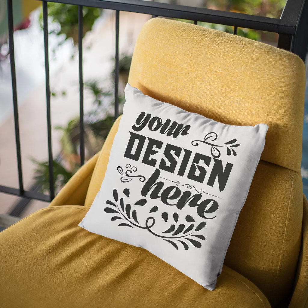 Always Put Your Best Face Forward, Beauty Advice Quote - Beauty Themed Merch for Makeup Artist or Cosmetologist, Gift for Makeup Lovers, Pillow Cover, White 20X20