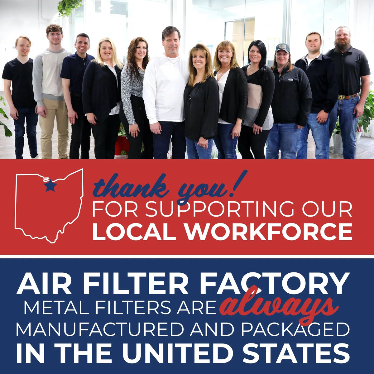 2-Pack Compatible with , , , , , 610054, 245011 Aluminum Filters by Air Filter Factory