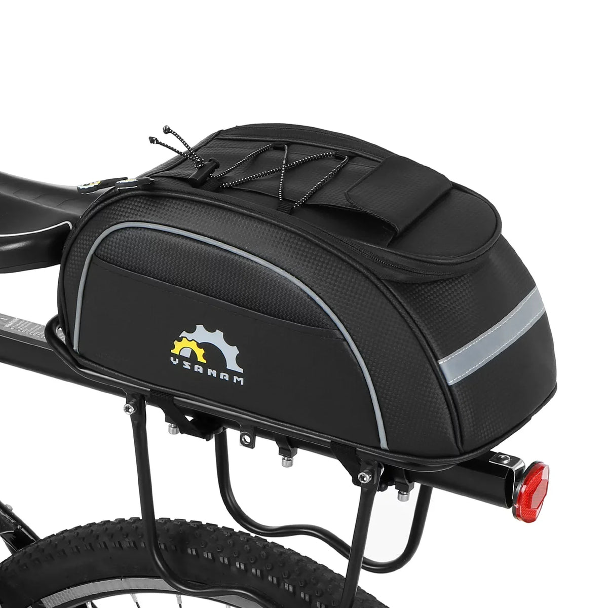 Waterproof Cycling Bicycle Insulated Cooler Bag  Bike Trunk Bag Rear Rack Bag Storage Luggage Carrier Bag Pannier