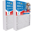 16x20x4 Air Filter  11 Comparable to  1000,  1200 &  7 Compatible with TopTech --1620 Premium  Made 16x20x4 Furnace Filter 2 Pack by     .