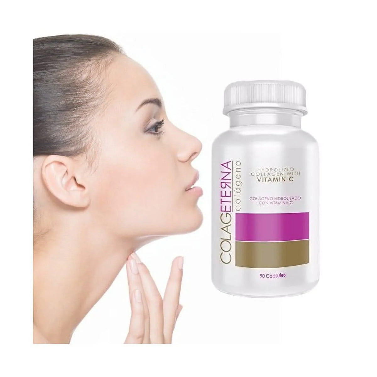 Colageterna Hydrolyzed Collagen with Vitamin  - 90 Caps