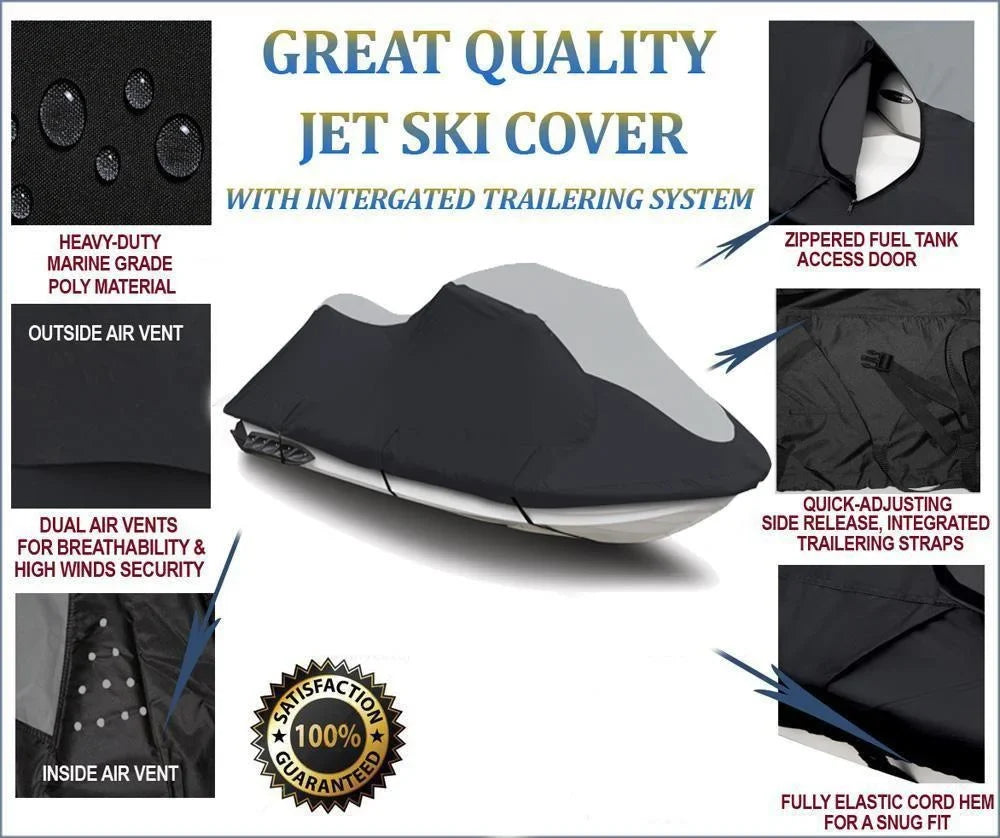 '-  JetSki Cover Compatible for Kawasaki 1200   2002-2005  12- 2003-2008 Jet Ski Cover