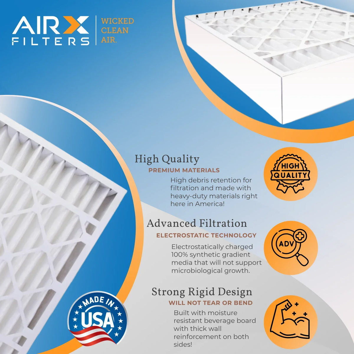 20x20x5 Air Filter  11 Comparable to  1000,  1200 &  7 Compatible with Air Bear 259112-103 Premium  Made 20x20x5 Furnace Filter 1 Single Filter by     .