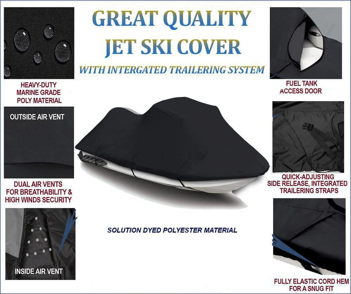 600  JetSki Cover Compatible for    Kawasaki Ultra 310X 2014 2015 2016 2017 2018 2019 2020 2021 2022