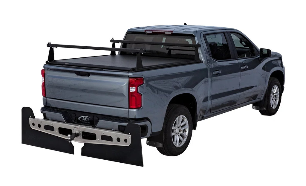2014-2018 Fits Chevrolet Silverado Fits  Sierra 1500 2019 Silverado 1500  Sierra 1500 Limited 2015-2019 2500 3500 6' 6" Matte Black Aluminum -series Truck Bed Racks