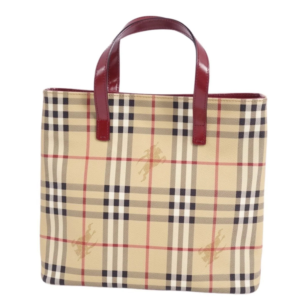 Pre-Owned Burberry London   Handbag Tote Bag Check Pattern Ladies Brown (Good)