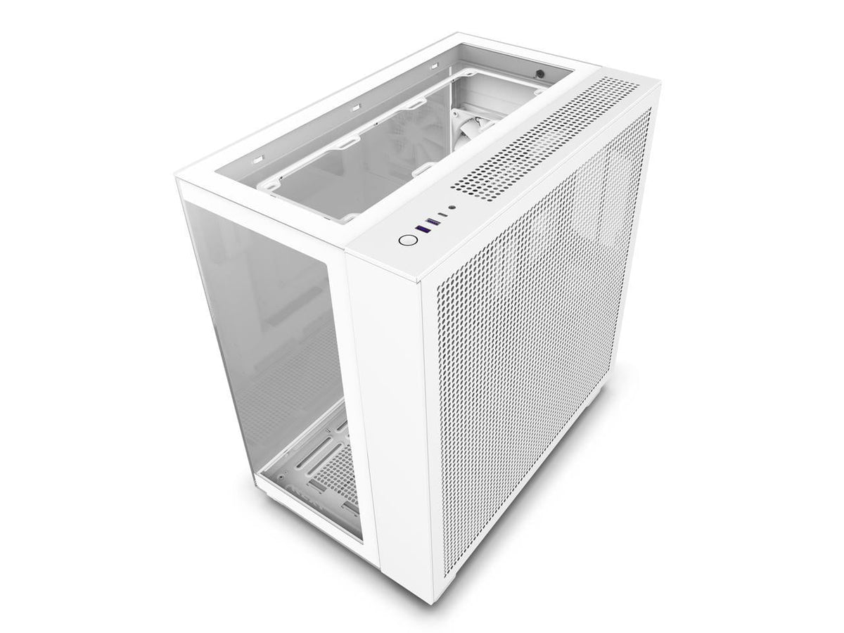 Elite - All White - --01 - Premium Dual-Chamber - Mid-Tower -  Fans - Case