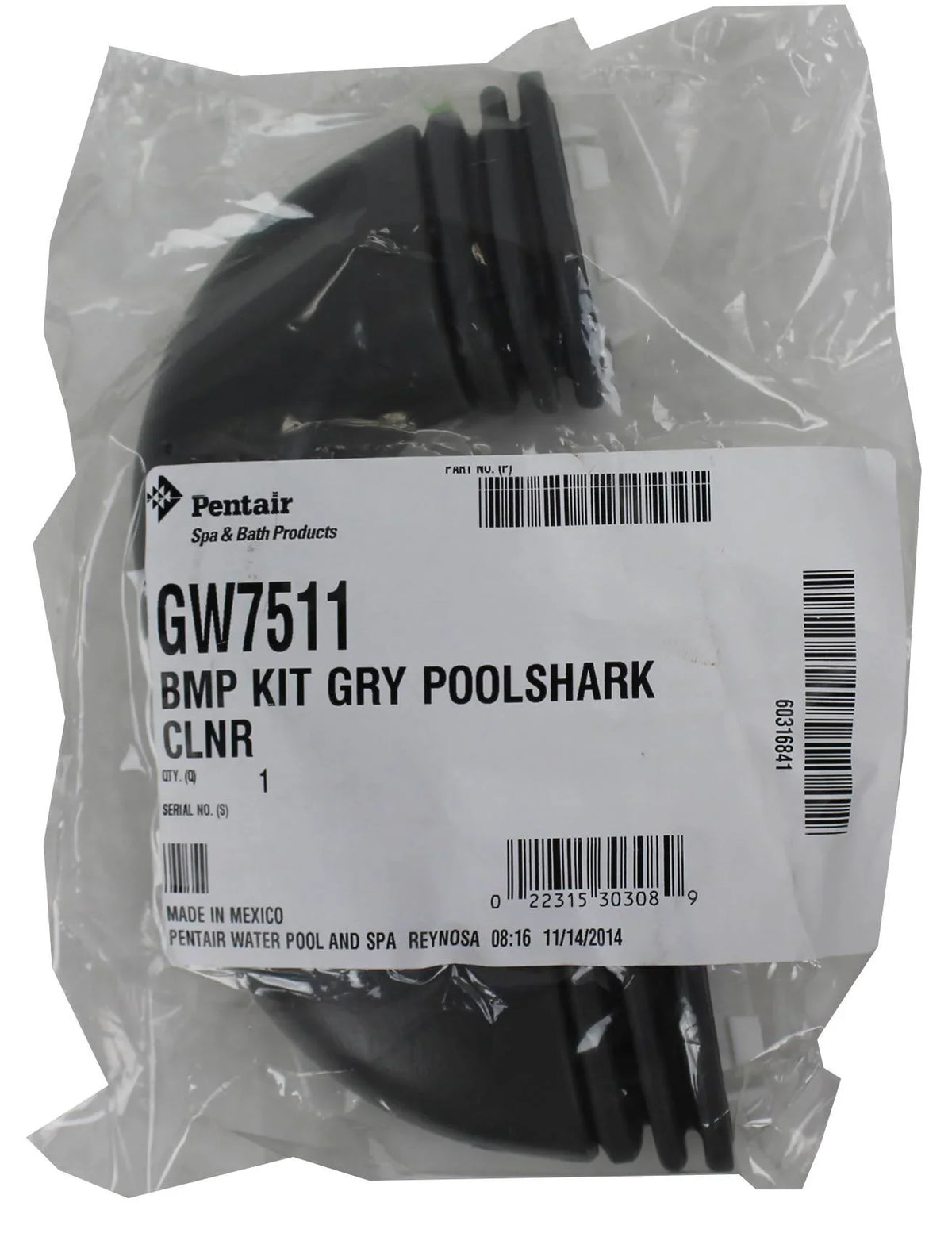 Pentair  PoolShark Swimming Pool Cleaner Gray Bumper Kit Replacement, Gray