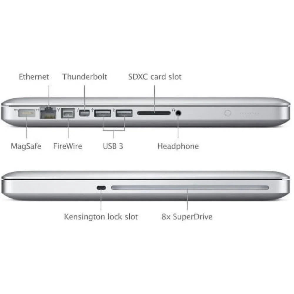 Restored Apple MacBook Pro Laptop Core i5 2.5GHz 4GB  256GB  13" - / (2012) (Refurbished)