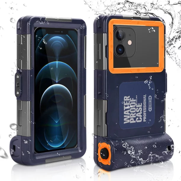 UrbanX Professional [15m/50ft] Swimming Diving Surfing Snorkeling Photo Video Waterproof Protective Case Underwater Housing for Realme Narzo 50 And all Phones Up to 6.9 Inch  with Lanyard