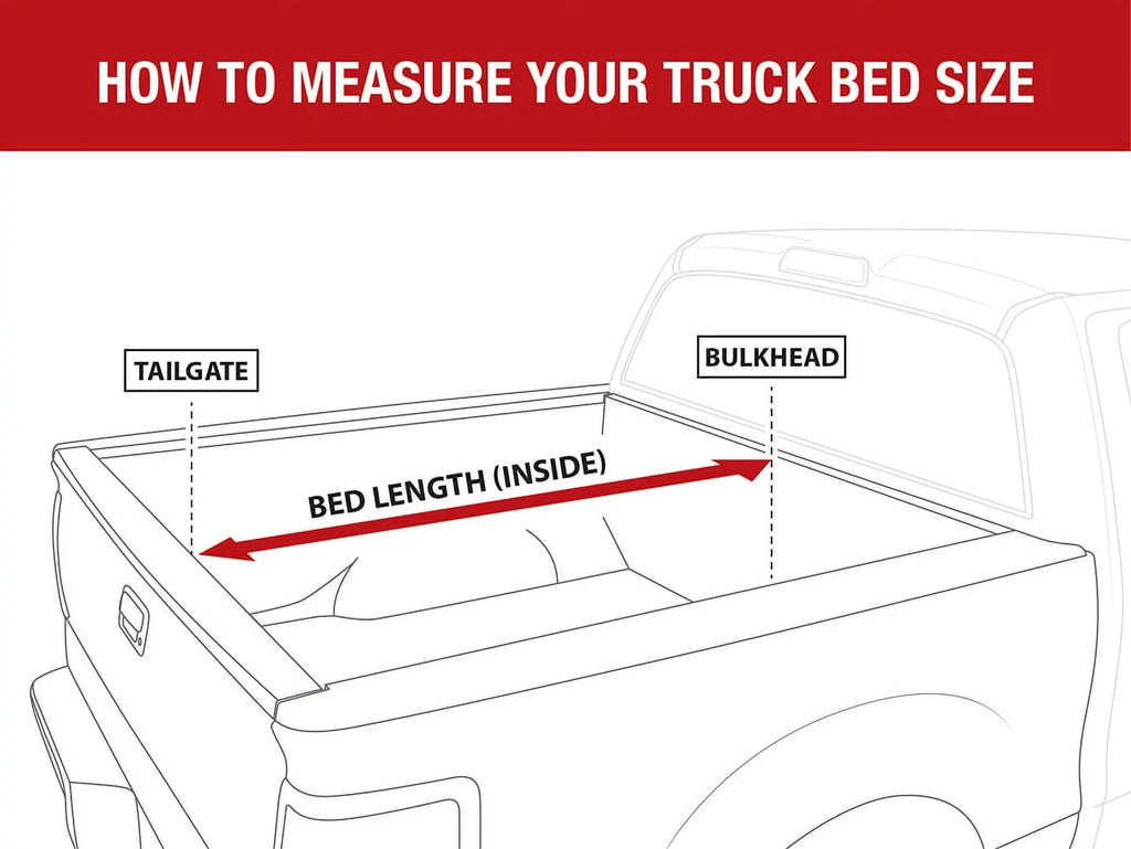 MaxMate Soft Tri-fold Truck Bed Tonneau Cover Compatible with 2019-2024 Ford Ranger | 5' (61") Bed |