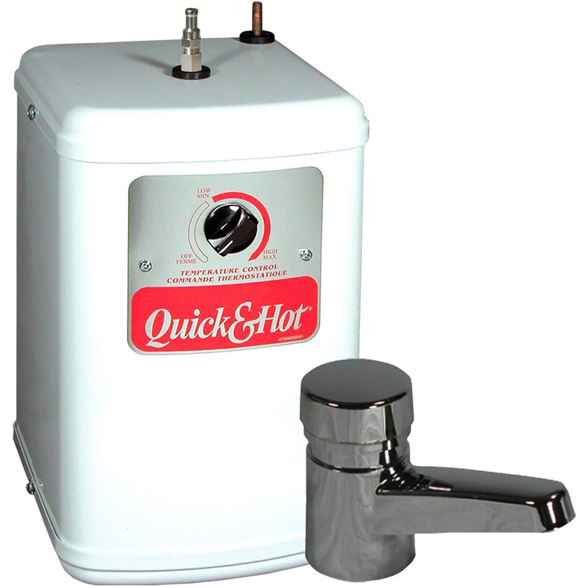 Waste King -- -510-- Hot Water Faucet with Tank, Chrome