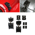 Paddsun 2x Hood Latch Locking Hood Catch For 2007-2018 Jeep Wrangler   Black
