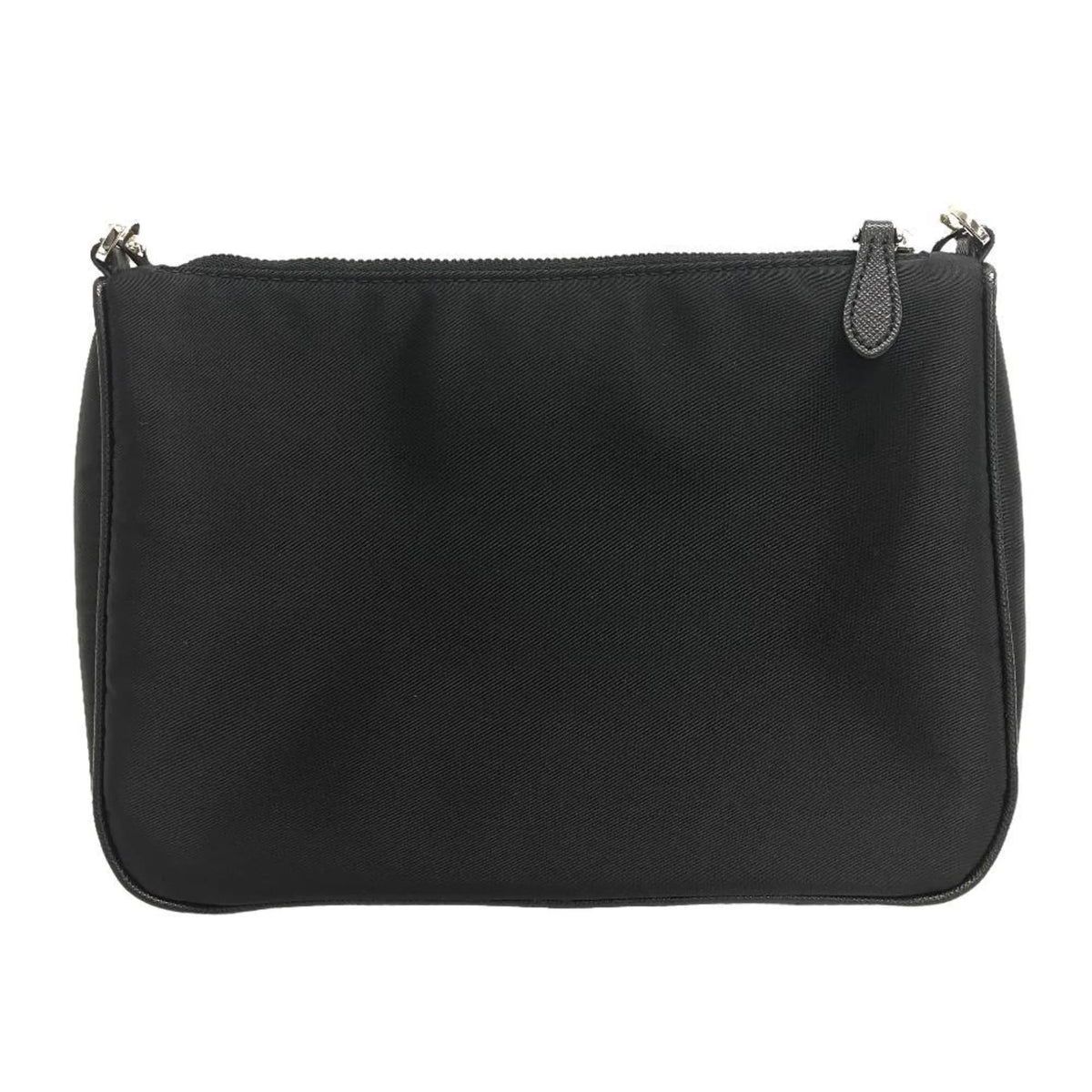 Pre-Owned  1BH168 Tessuto Triangle Plate Shoulder Bag Black Women's  (Good)
