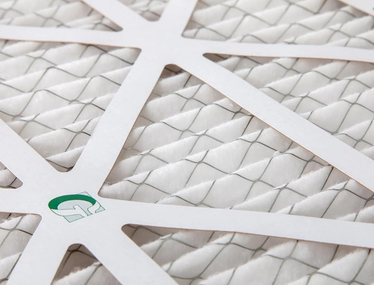 6 Pack of 20x20x4  10 Pleated 4" Inch Air Filters by Glasfloss. Actual Size: 19-1/2 x 19-1/2 x 3-3/4