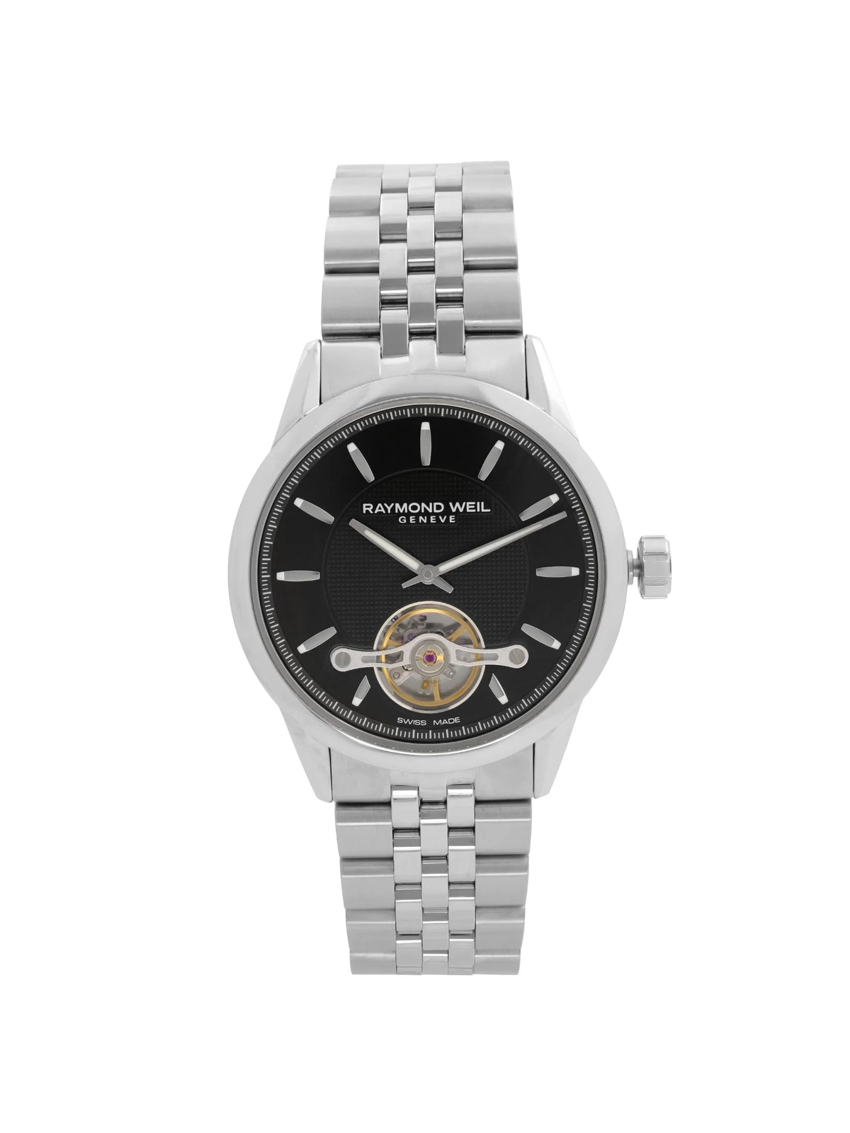 Raymond Weil Freelancer 42mm Steel Black Dial Automatic Mens Watch 2780--20001