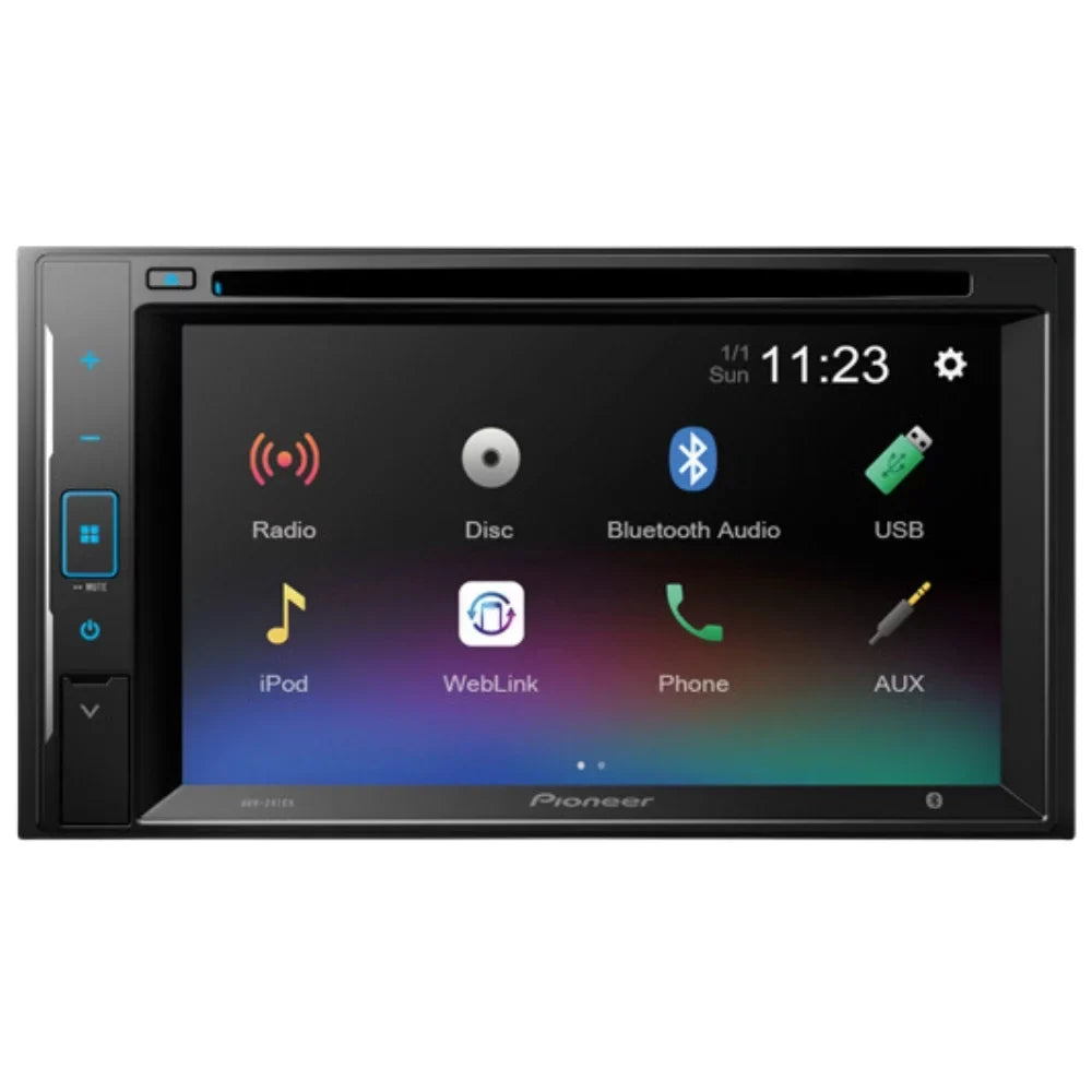 Bundle with Pioneer Multimedia  Car Stereo and Installation Kit - for 2009-2016 Ford Econoline/-Series / Bluetooth Touchscreen, Backup Camera, Double Din Dash Kit