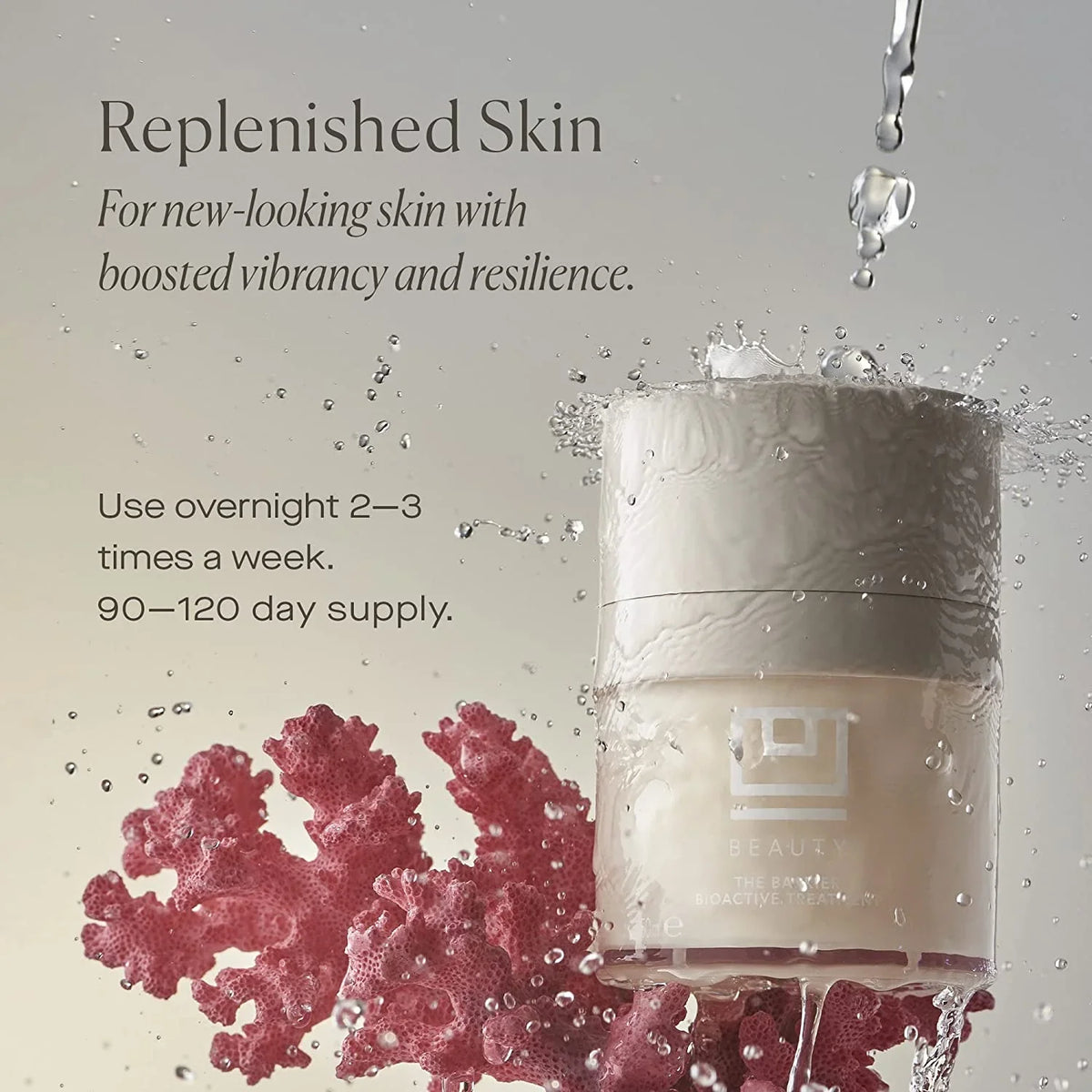 Beauty Barrier Bioactive Treatment | Night Cream Face Moisturizer with Urea