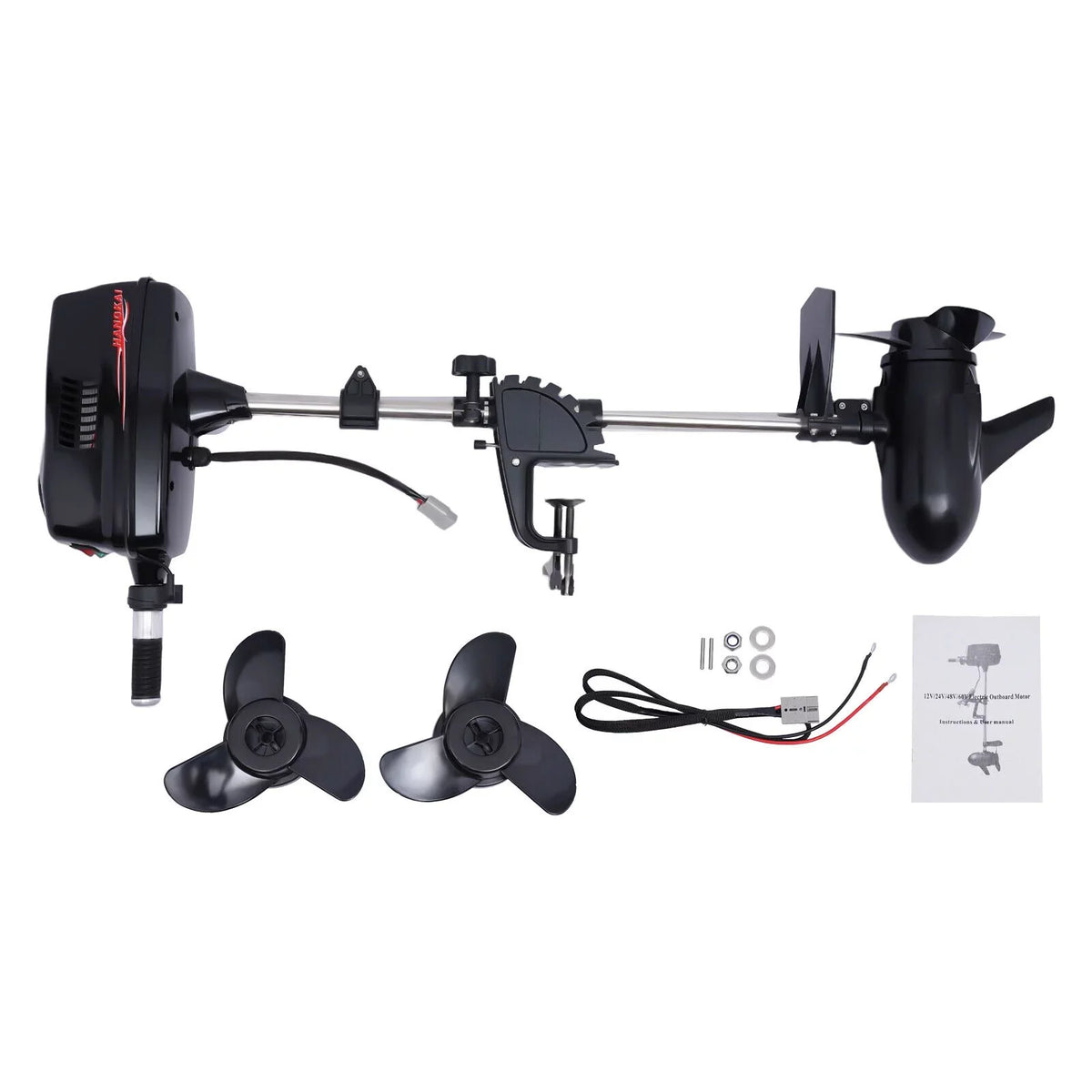TOOL1SHOoo 48V Electric Outboard Engine with 8 Horsepower and 2200W for Aquaculture Fishing Outdoor Adventure