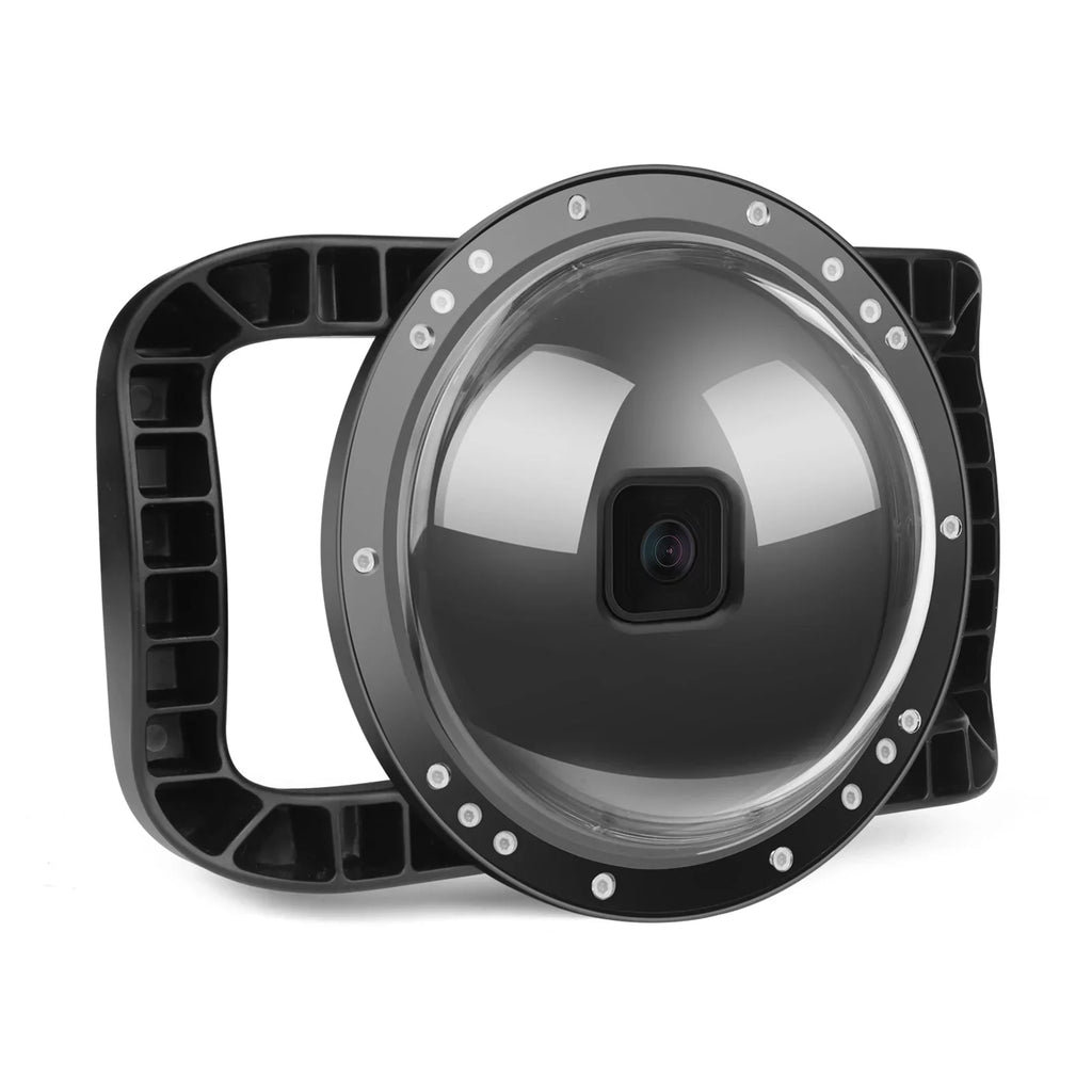 Dome Port,10 Case Camera Port Waterproof Case Dual Handle Port Camera Dual Handle Case 45m Port 9 Camera 45m Waterproof 180°  Mashem Camera ive Case
