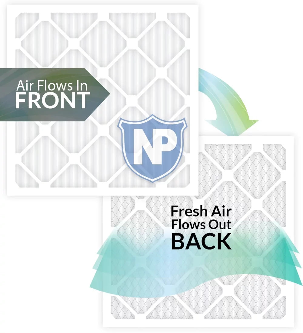Nordic Pure 18x24x2 Pleated  14 Air Filters 12 Pack