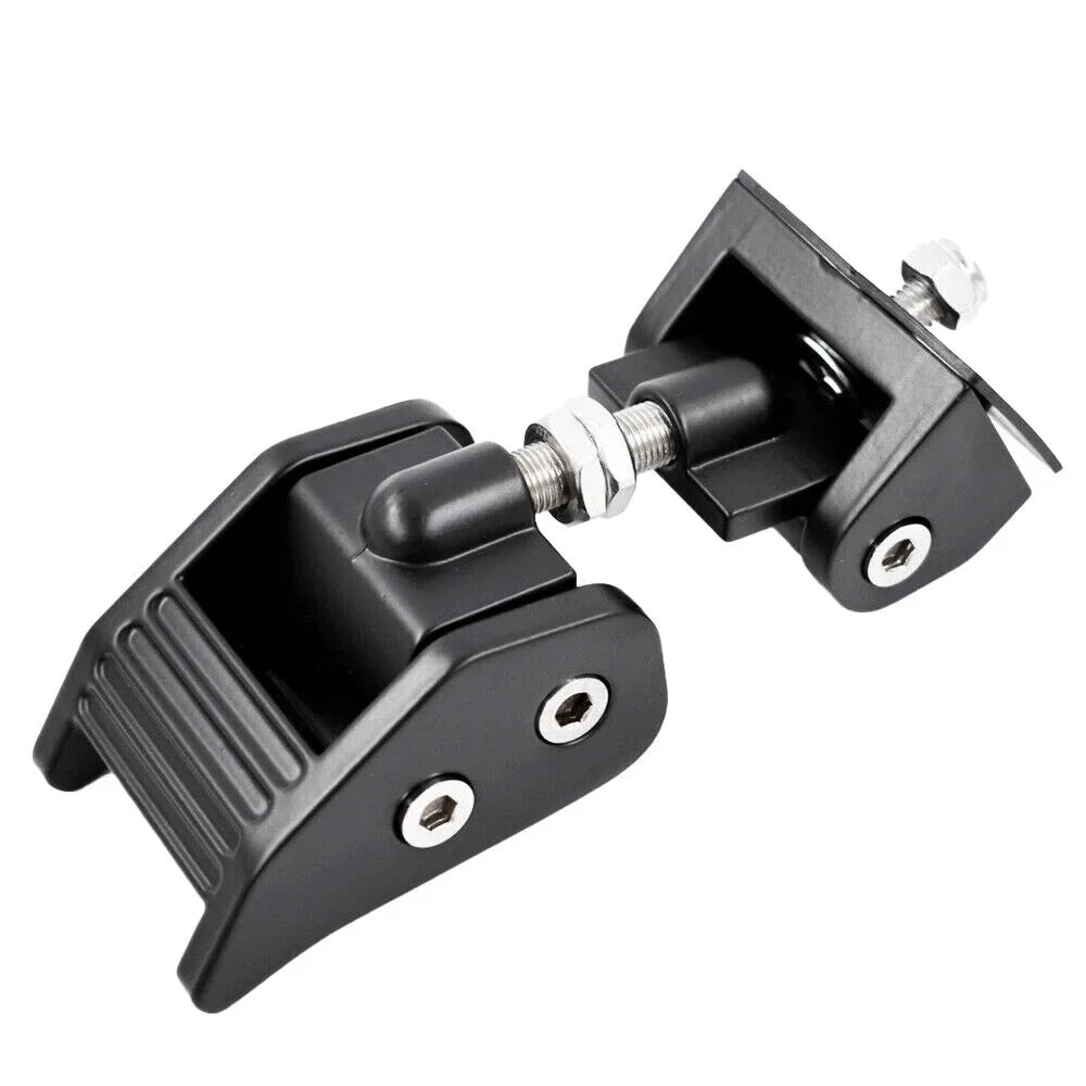 Paddsun 2x Hood Latch Locking Hood Catch For 2007-2018 Jeep Wrangler   Black