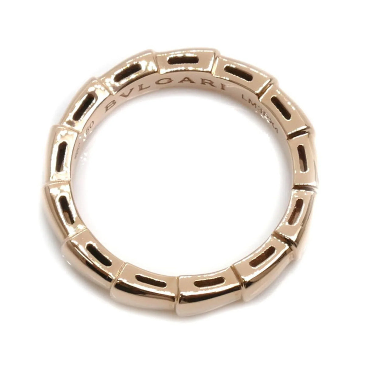 Pre-Owned  Bvlgari  Pink Gold Serpenti Viper Ring 349649 50 4.3g Women's (Good)