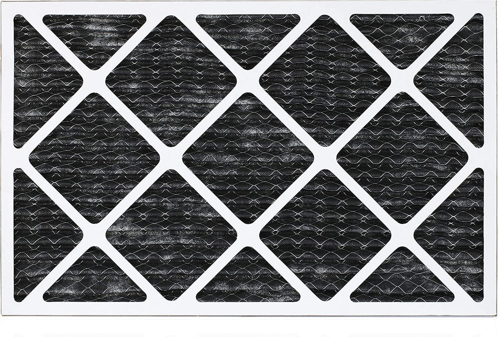 Filterbuy 10x24x1  8 Odor Eliminator Pleated   Furnace Air Filters with Activated Carbon (1-Pack)