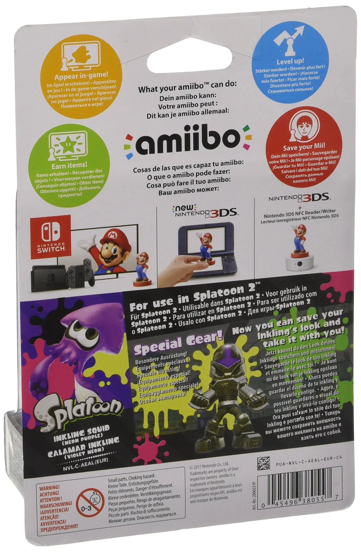 Inkling Squid Amiibo Splatoon Collection (Nintendo Switch/3DS/Wii )