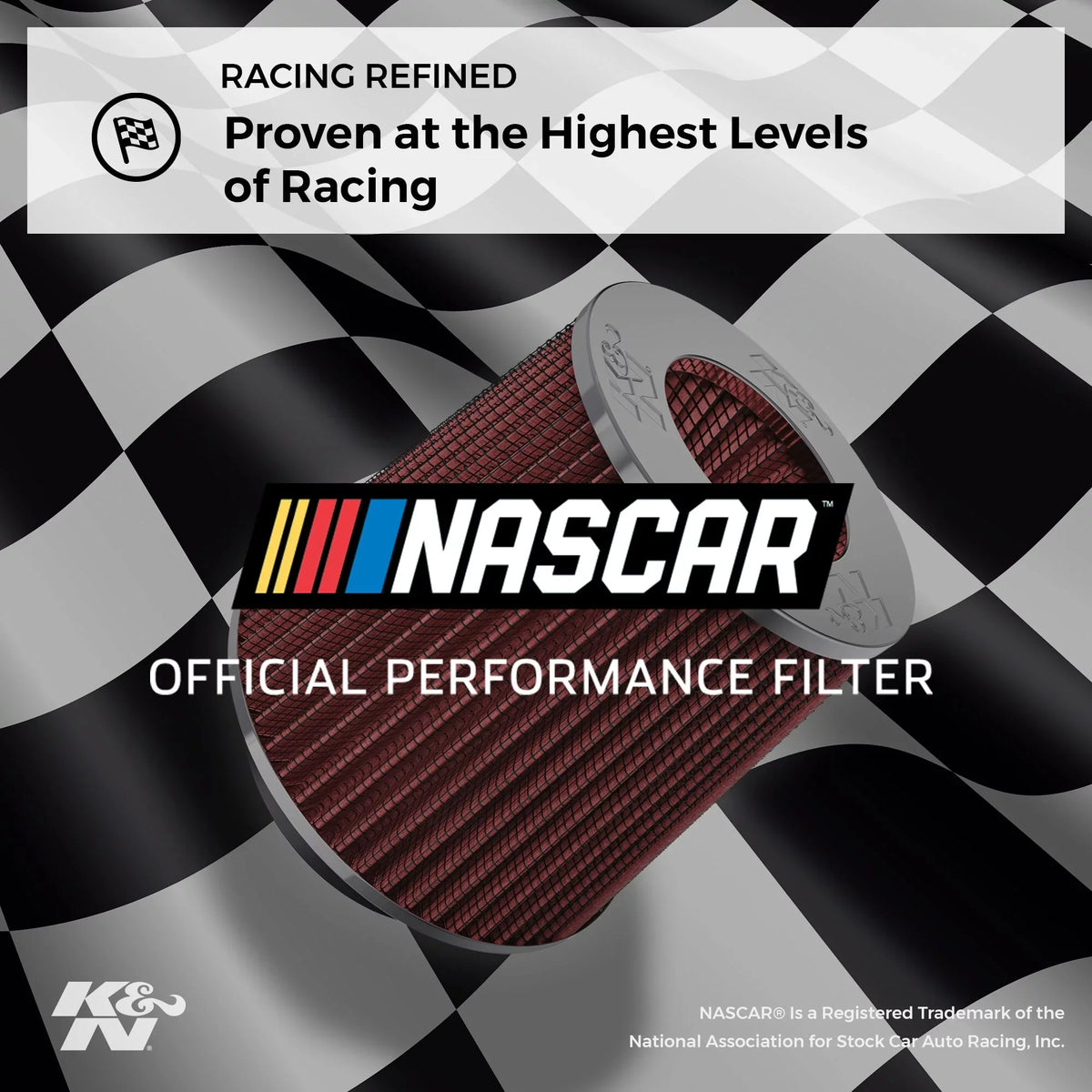 & Universal Clamp-On Engine Air Filter: Washable: Round Tapered; 2.25 in/2.5 in/2.75 in (70 mm/64 mm/57 mm) Flange ; 4.5 in (114 mm) Height; 4.5 in (114 mm) Base; 3.5 in (89 mm) Top , -1003RD-