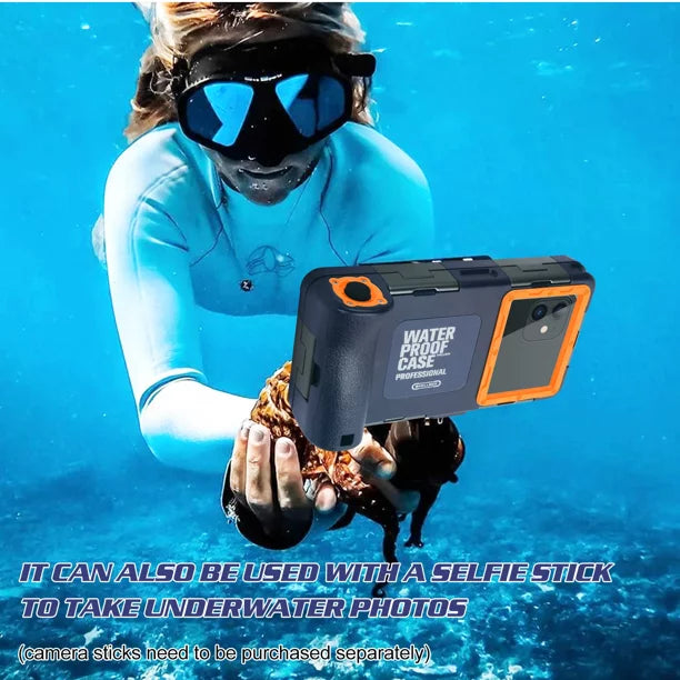 UrbanX Professional [15m/50ft] Swimming Diving Surfing Snorkeling Photo Video Waterproof Protective Case Underwater Housing for nova 7  And all Phones Up to 6.9 Inch  with Lanyard