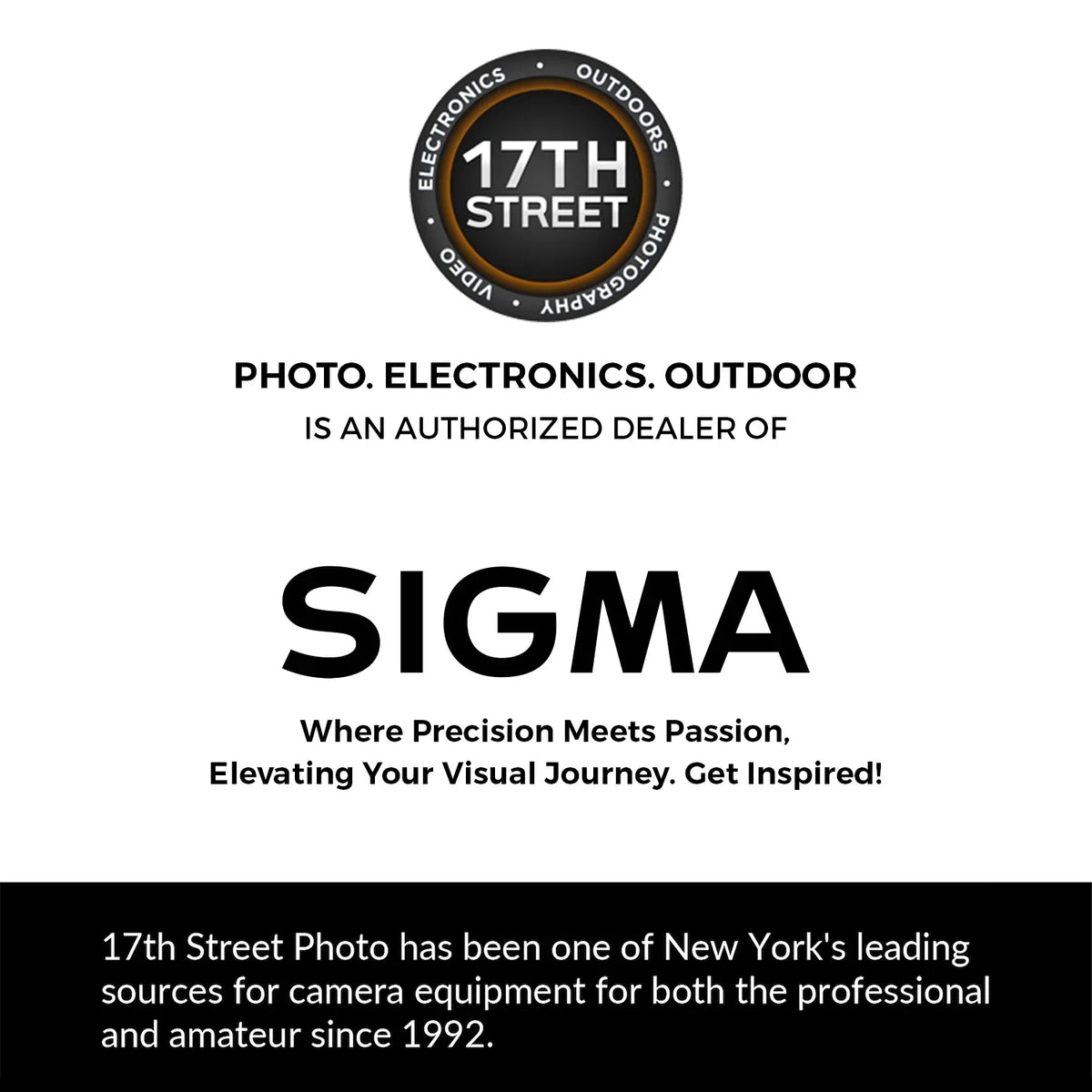 Sigma 24-70mm .8   Art Lens for Sony  with Professional 1TB External Hard Drive - 3.2 Gen 1, 64GB Extreme  -  Memory Card and Waith Microfiber Cleaning Cloth (Bundle Set)