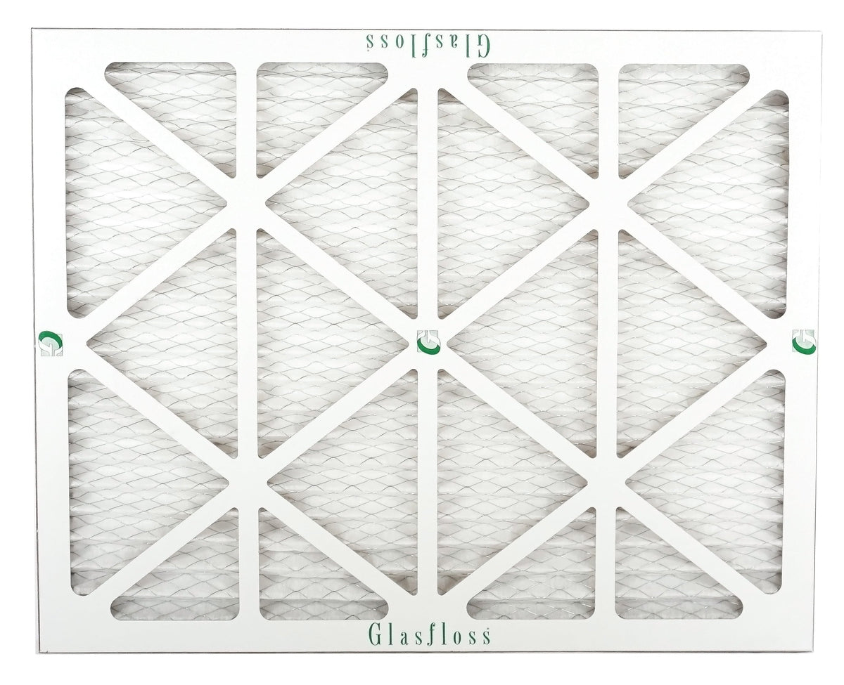 Glasfloss 16x20x1 -  10 -Qty:6 - Furnace Air Filter - Made in  (Actual Size: 15.5 x 19.5x7/8 inch)