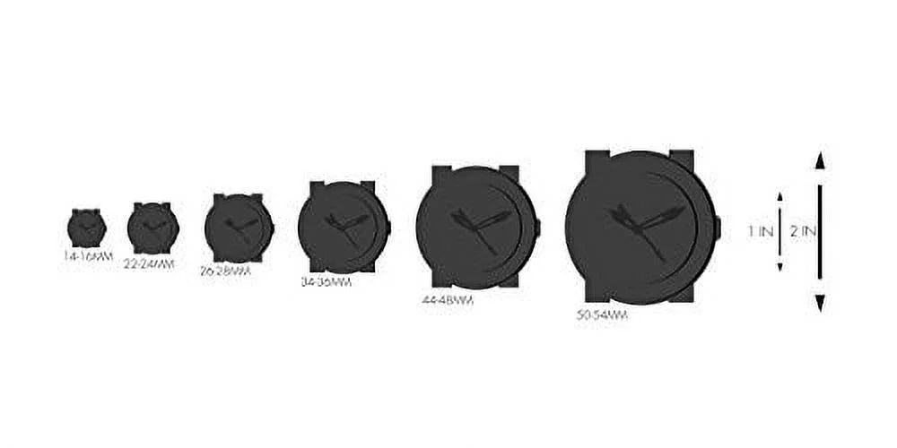 Unisex  Carroway Leather Band Analog Display Japanese Quartz Brown Watch