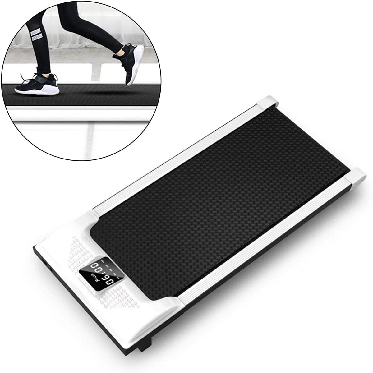 Miumaeov Portable Electric Mute Treadmill Fitness Walking Pad Home Office Running Machine