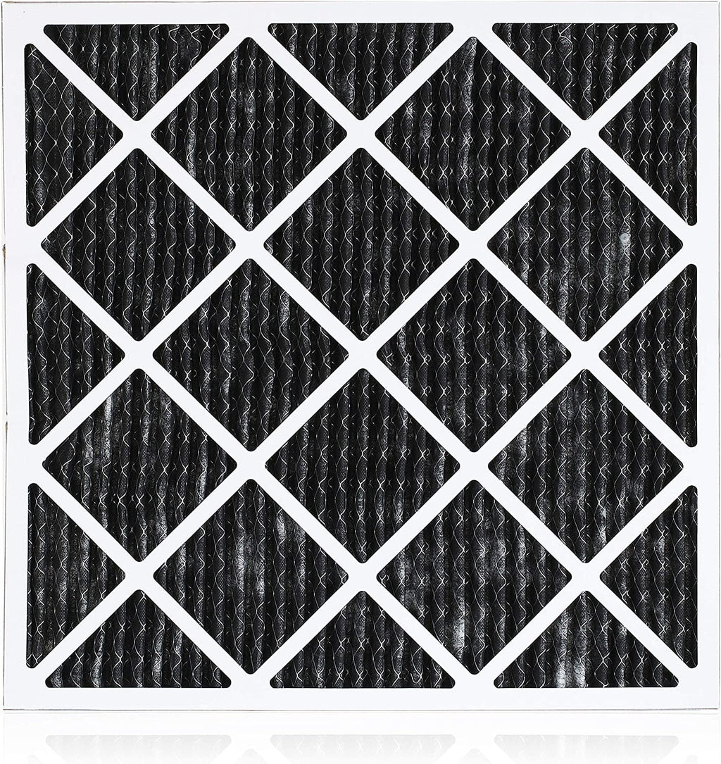 Filterbuy 14x18x1  8 Odor Eliminator Pleated   Furnace Air Filters with Activated Carbon (5-Pack)