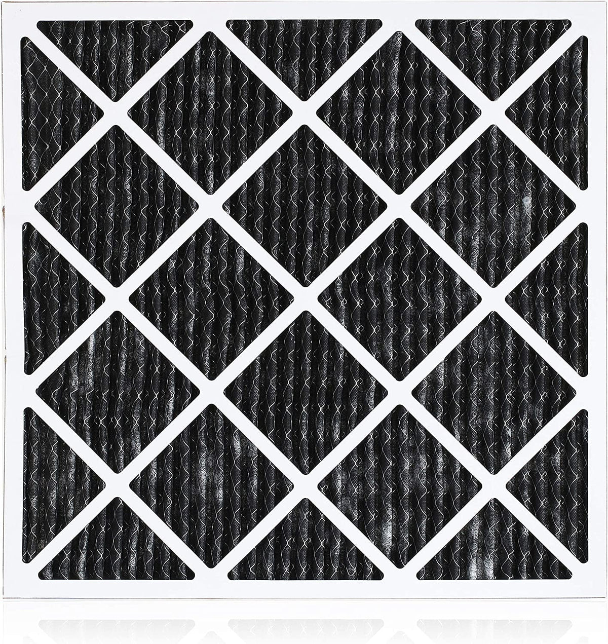 Filterbuy 16x20x1  8 Odor Eliminator Pleated   Furnace Air Filters with Activated Carbon (3-Pack)