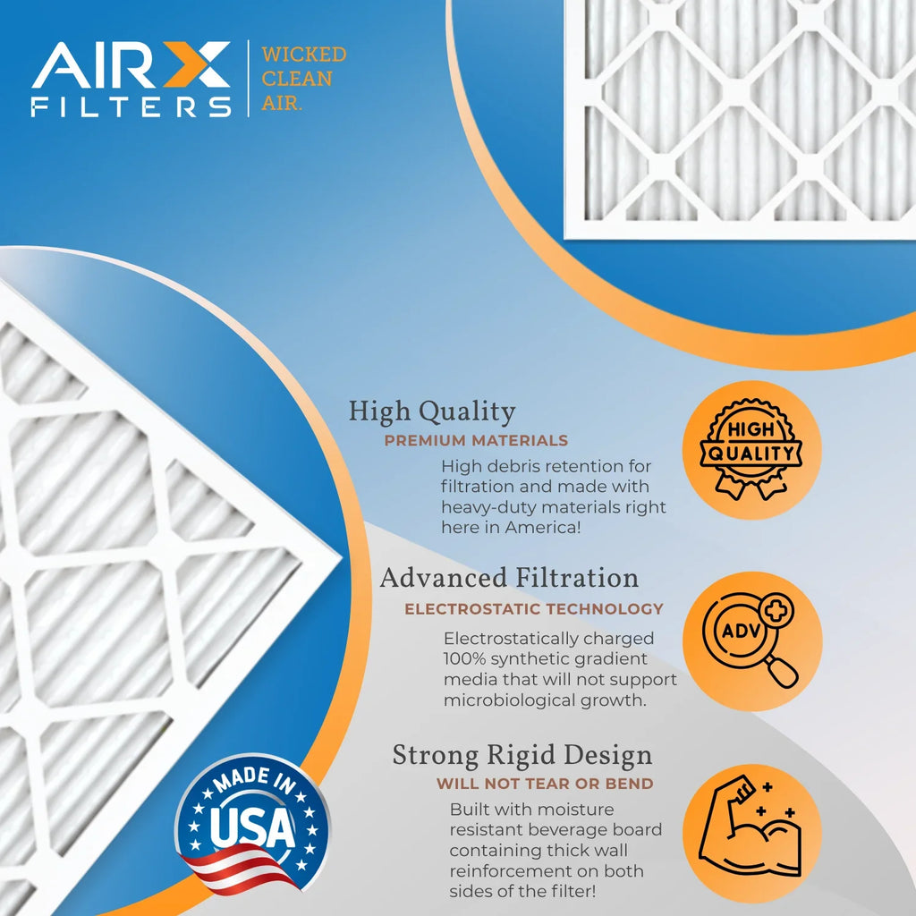 20x25x2 Air Filter  11 Comparable to  1000,  1200 &  7 Electrostatic Pleated Air Conditioner Filter 6 Pack  Premium  Made 20x25x2 Furnace Filters by     .
