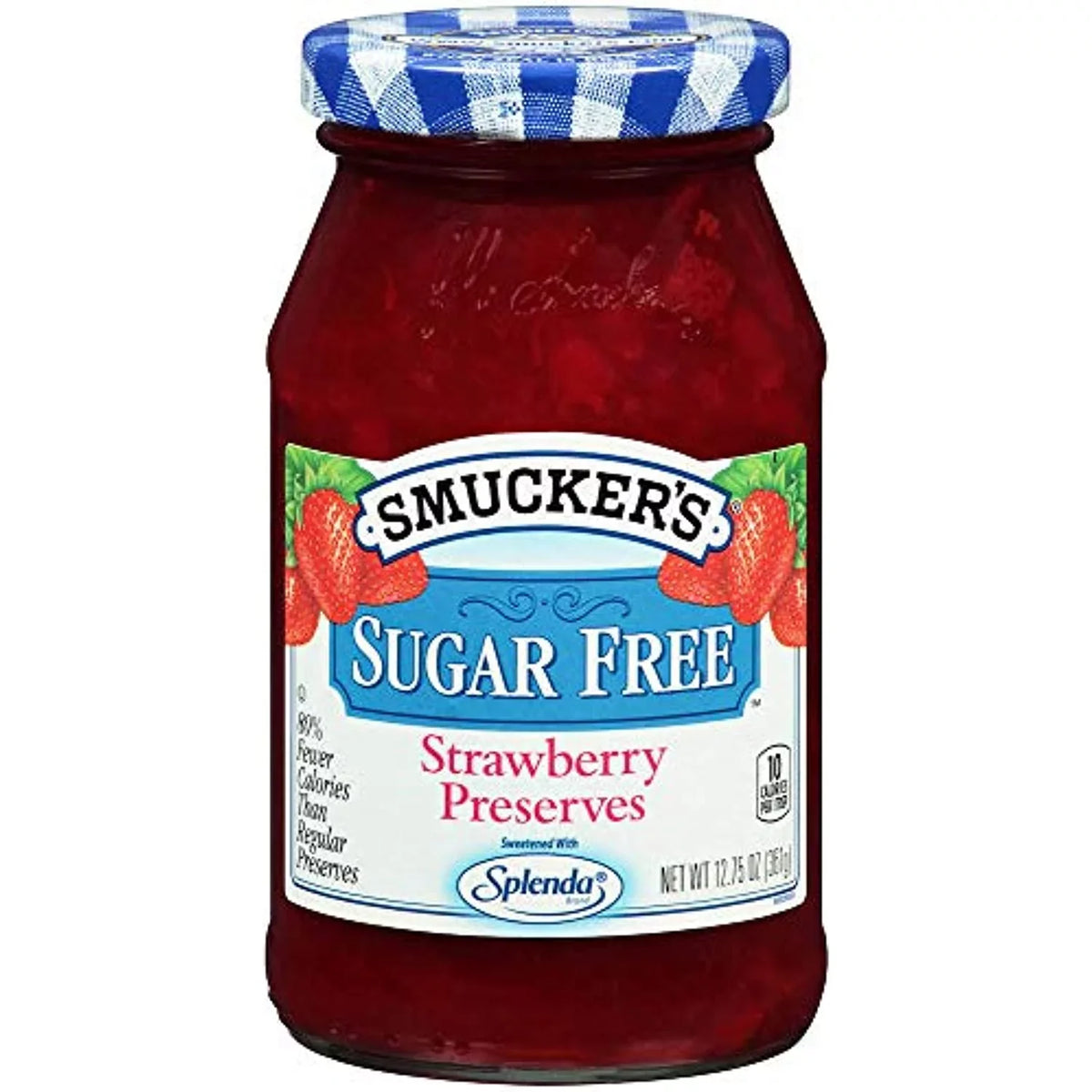 Smuckers Sugar Free Strawberry Preserves, 12.75 Ounce